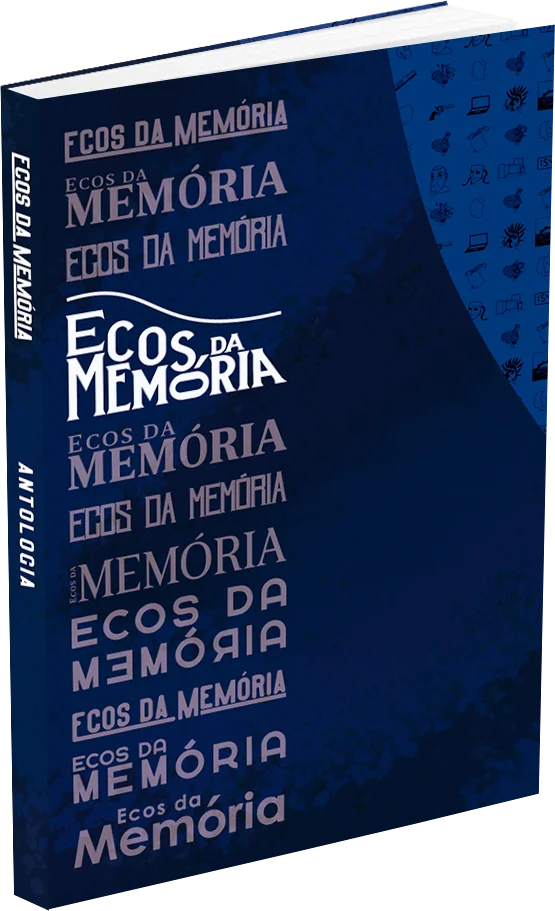 Mockup do livro Ecos da Memória
